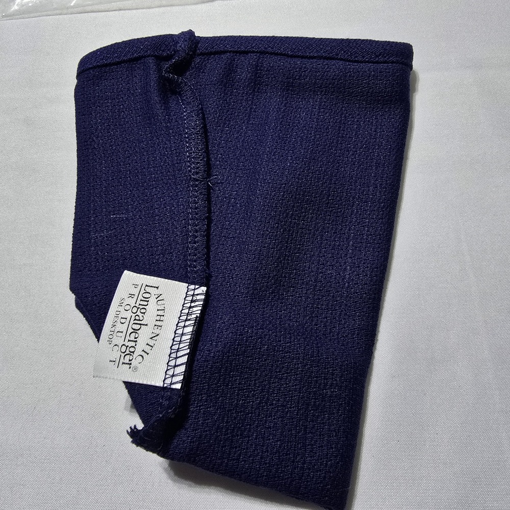 Longaberger Indigo Liner Small Desktop Basket New